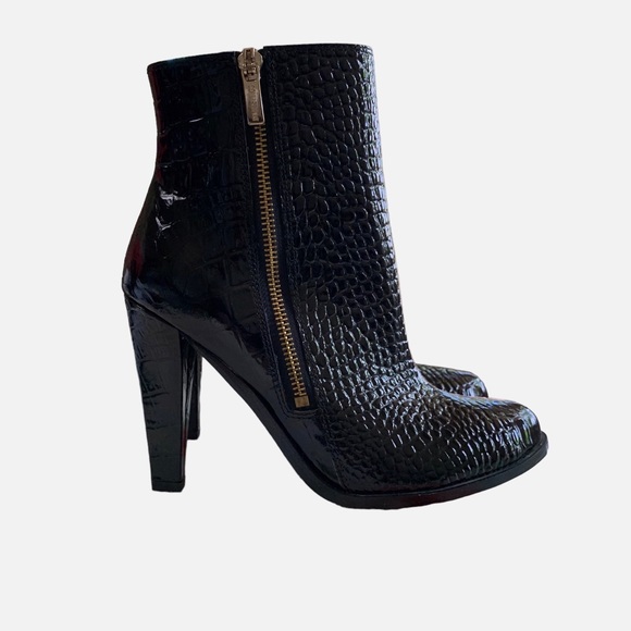 COLIN STUART CROC EMBOSSED BOOTIES - Picture 12 of 16